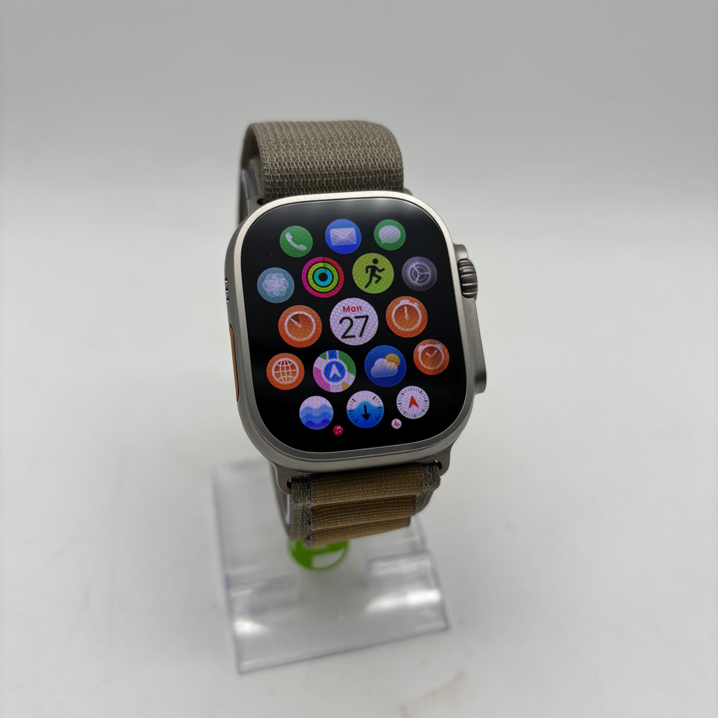 Unlocked Apple Watch Ultra 2 49MM Titanium Aluminum Olive Alpine Loop MX4H3LW/A