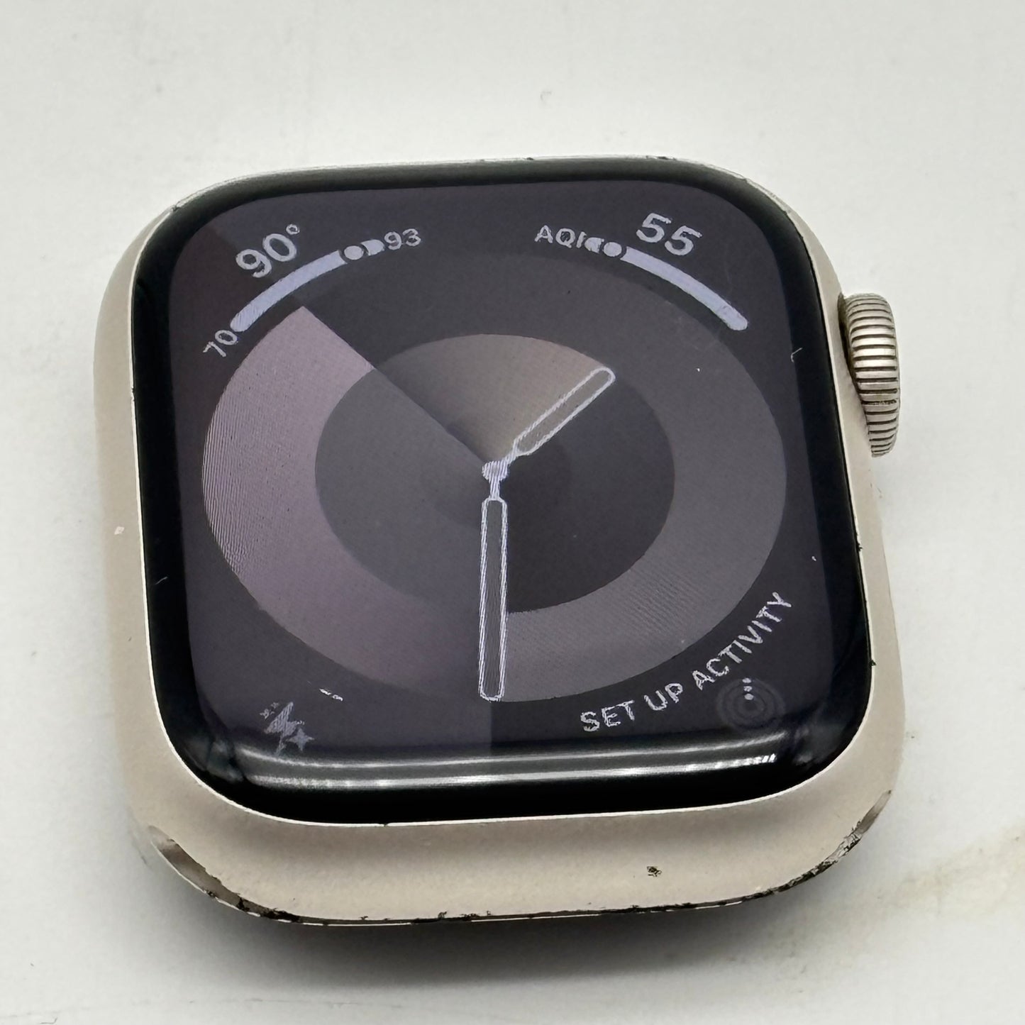 Unlocked Apple Watch Series 8 41MM Silver Aluminum Face Only