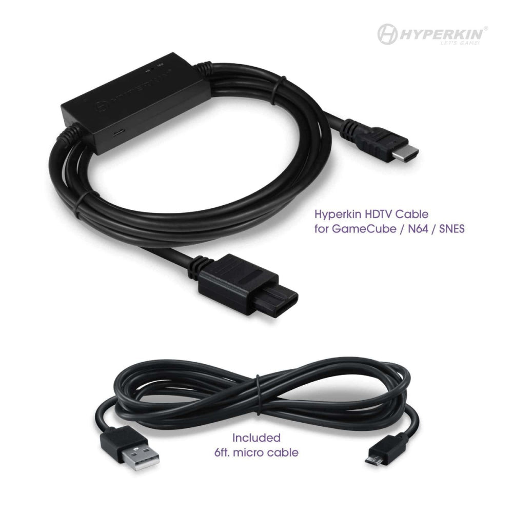 New Hyperkin Gamecube/N64/Super NES 3 in 1 HDTV Cable M07373