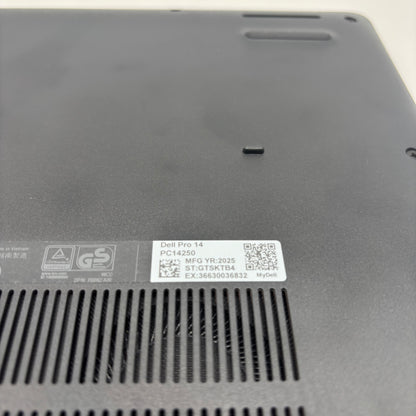 Dell Pro 14 PC14250 14" Core 7 150U 1.8GHz 16GB RAM 512GB SSD