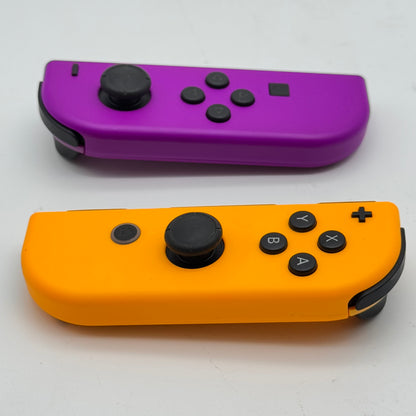 Nintendo  Switch Joy-Cons Pair Wireless HAC-015/HAC-016 Neon Purple/Orange