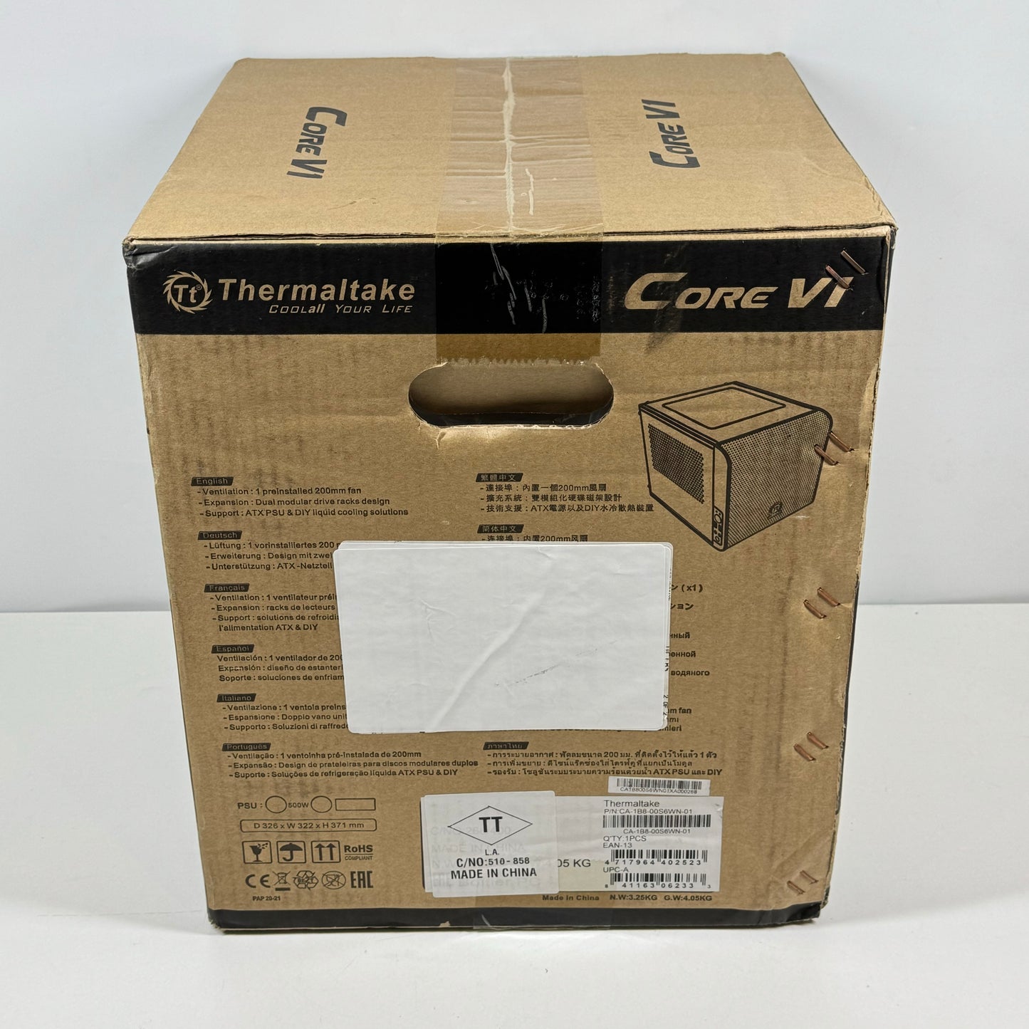 New Thermaltake Core V1 Snow Edition Mini ITX PC Case CA-1B8-00S6WN-01