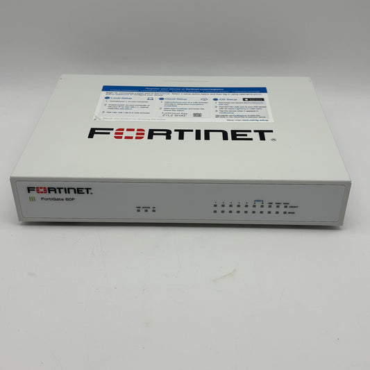 Fortinet FortiGate 60f  Network Security-Firewall Appliance FG-60F