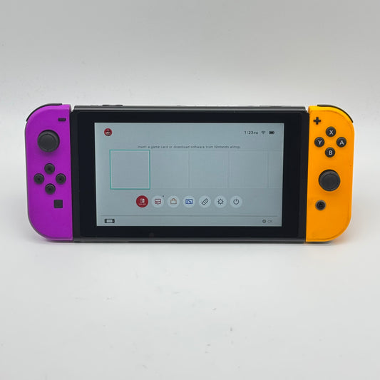 Nintendo Switch v2 Video Game Console HAC-001(-01) Purple/Orange