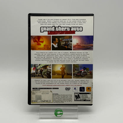 Grand Theft Auto Liberty City Stories (Sony PlayStation 2 PS2, 2006)
