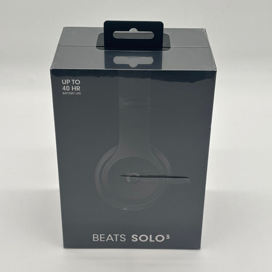 New Beats Solo3 Wireless Over-Ear Bluetooth Headphones Black MX432ZM/A