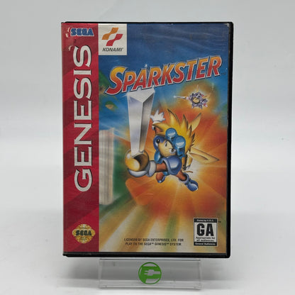 Sparkster (Sega Genesis, 1993) Game & Case