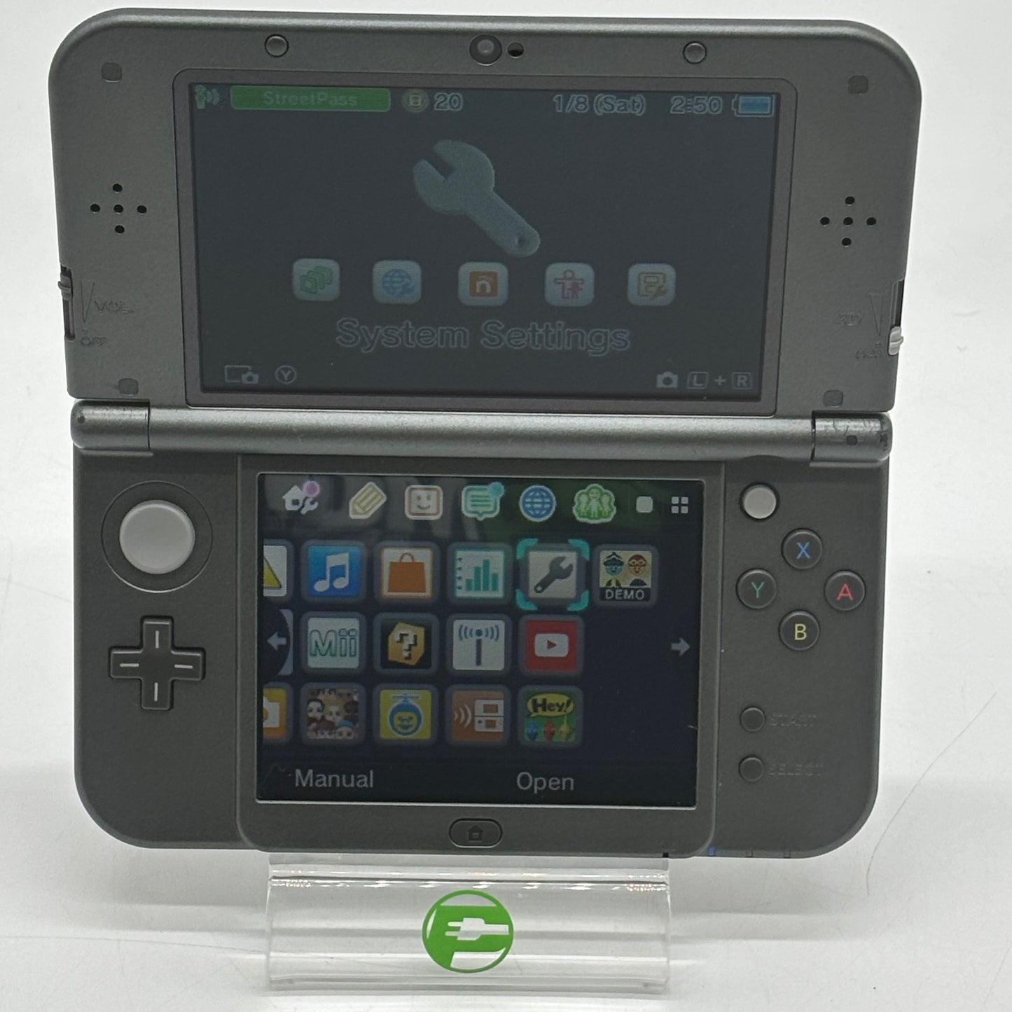 New Nintendo 3DS XL Handheld Game Console RED-001 Black