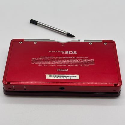 Nintendo 3DS Handheld Game Console CTR-001 Metallic Red