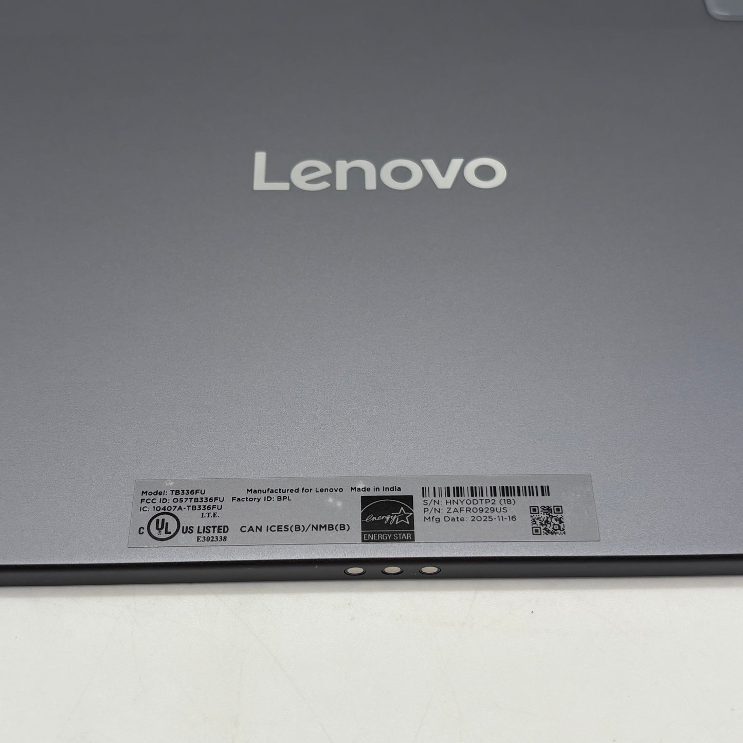 WiFi Only Lenovo IdeaTab 128GB Gray TB336FU