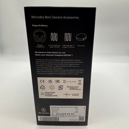  Mercedes Benz Bluetooh ANC Wireless Over-Ear Bluetooth Headphones