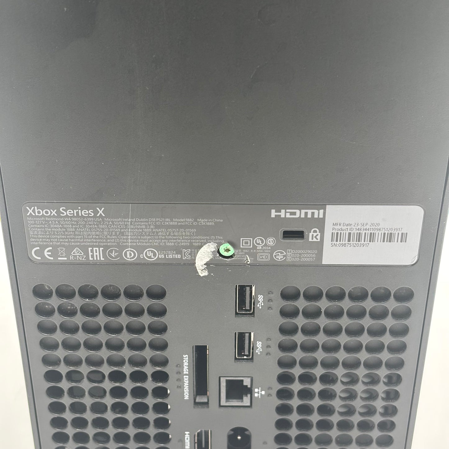 Microsoft Xbox Series X 1TB Console Black 1882