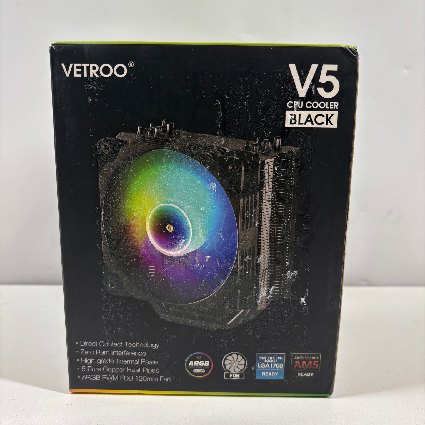 Vetroo V5 CPU Cooler ARGB 5V 3 PIN