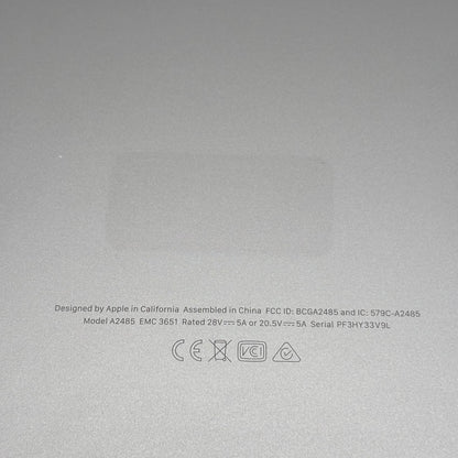 2021 Apple MacBook Pro 16" M1 Pro 16C GPU 3.2GHz 16GB RAM 512GB SSD A2485