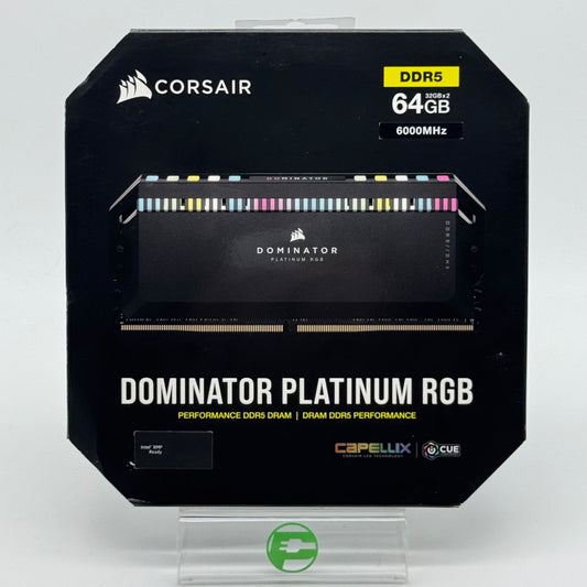 New Corsair Dominator Platinum RGB 64GB (2x32GB) DDR5 6000MHz CMT64GX5M2B6000C40