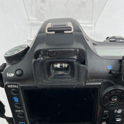 Broken Pentax K100D 6.1MP K-Mount Digital SLR DSLR Camera 4130 Shutter Count