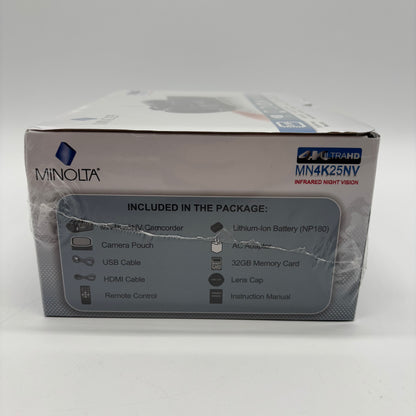 New Minolta MN4K25NV Digital Video Camcorder w/ Infrared Night Vision