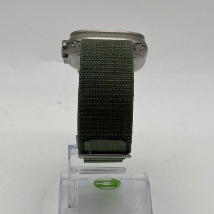 Unlocked Apple Watch Ultra 2 49MM Titanium Green Alpine Loop MREP3LL/A