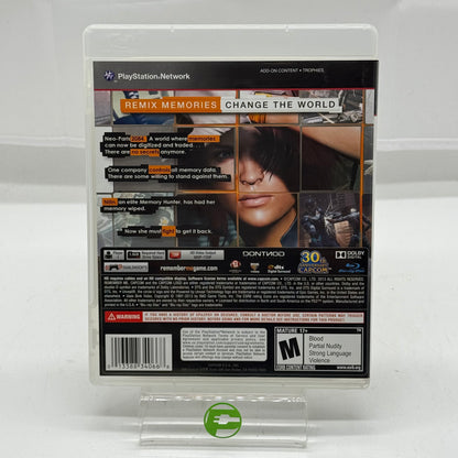 Remember Me (Sony PlayStation 3 PS3, 2013)