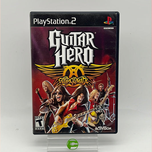 Guitar Hero Aerosmith (Sony PlayStation 2 PS2, 2008)