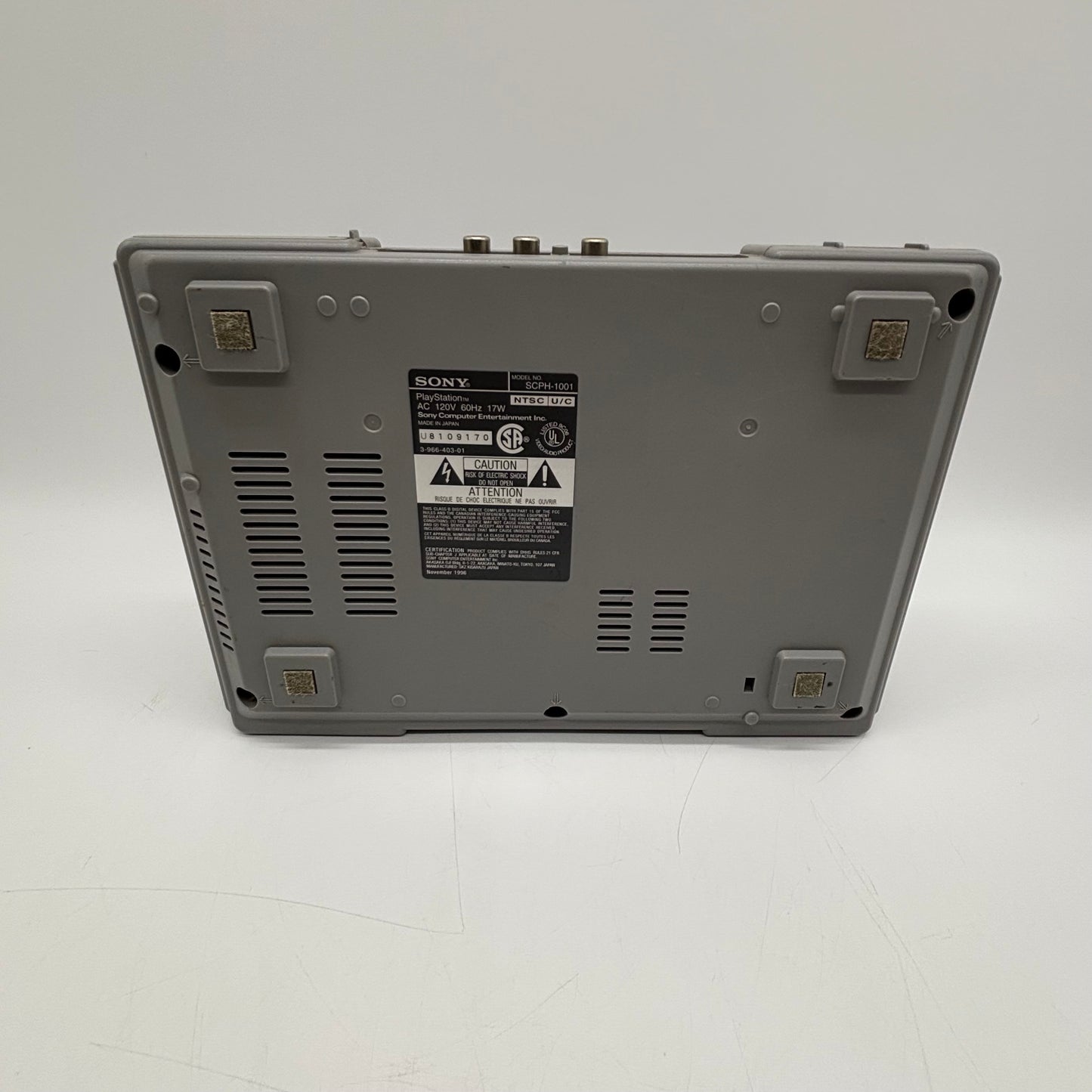 Sony PlayStation 1 PS1 Gray Console Gaming System SCPH-1001