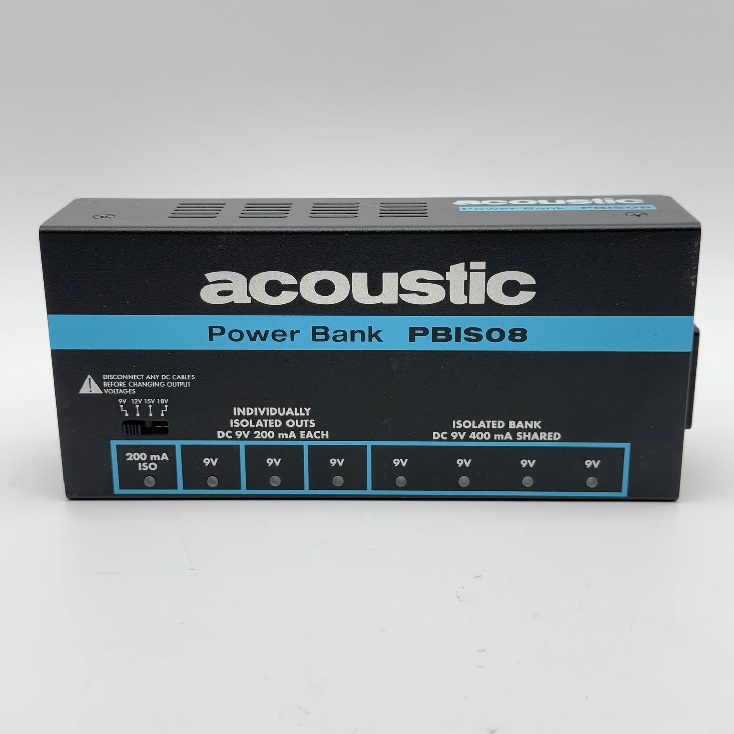 New Acoustic PBIS08 Power Bank Pedal Board Power Solution