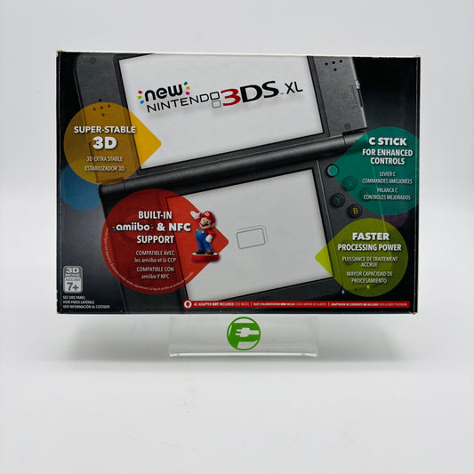 New Nintendo 3DS XL Handheld Game Console RED-001 Black