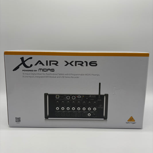 New Behringer Xair XR16 Digital Mixer For iPad/Android Tablets 