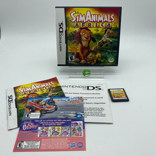 Sim Animals Africa (Nintendo DS, 2009) CIB