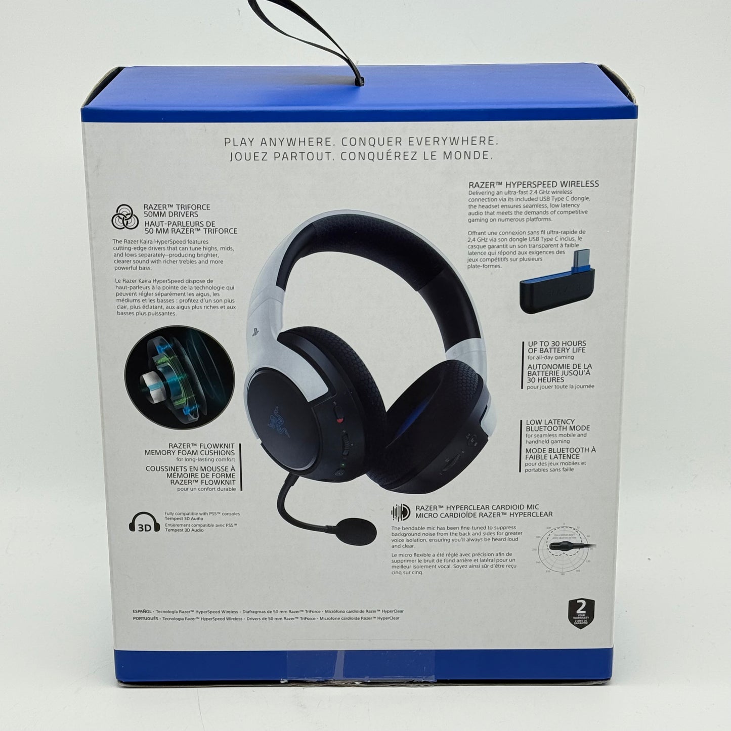 Razer Kaira Hyperspeed White RZ04-0398 For Playstation 5 PS5