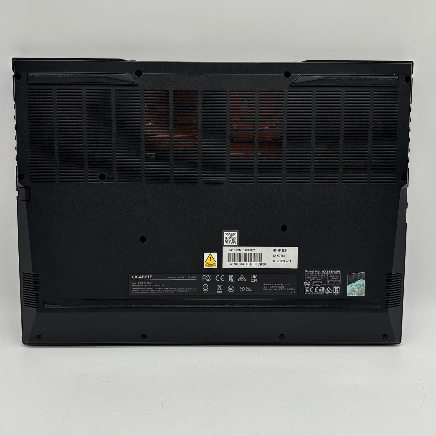 Gigabyte G6 KF RC56 16" i7-13620H 2.4GHz 32GB RAM 1TB SSD GeForce RTX 4060