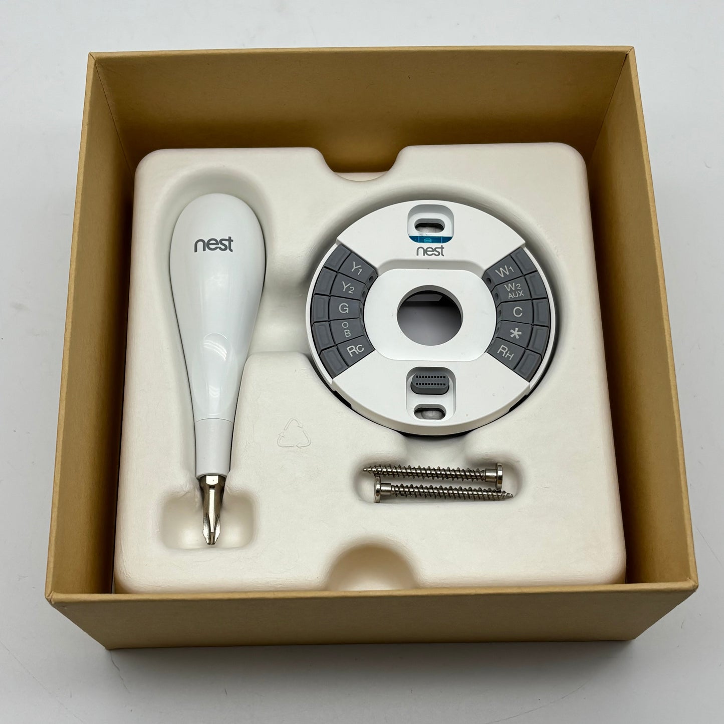 Google Nest Smart Learning Thermostat Stainless Steel T3007ES