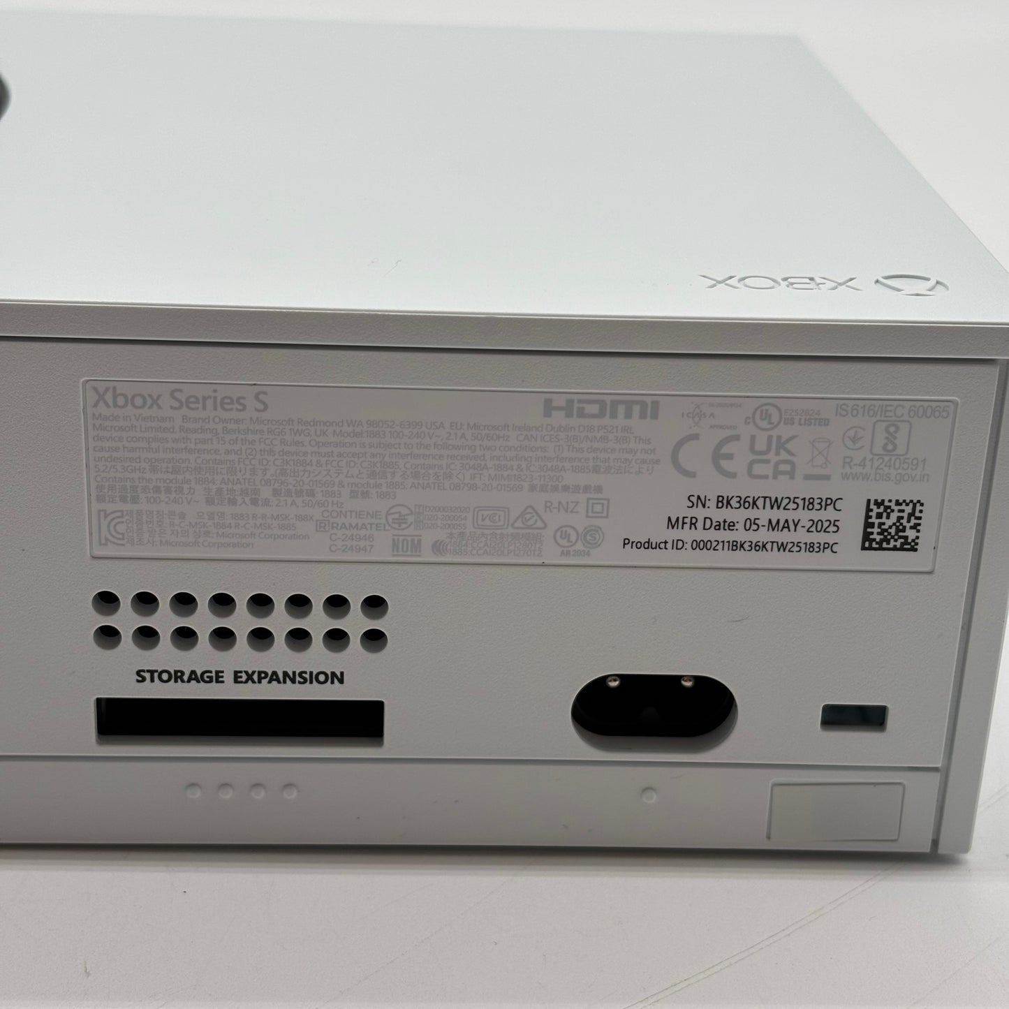 Microsoft Xbox Series S 1TB Console Robot White 1883