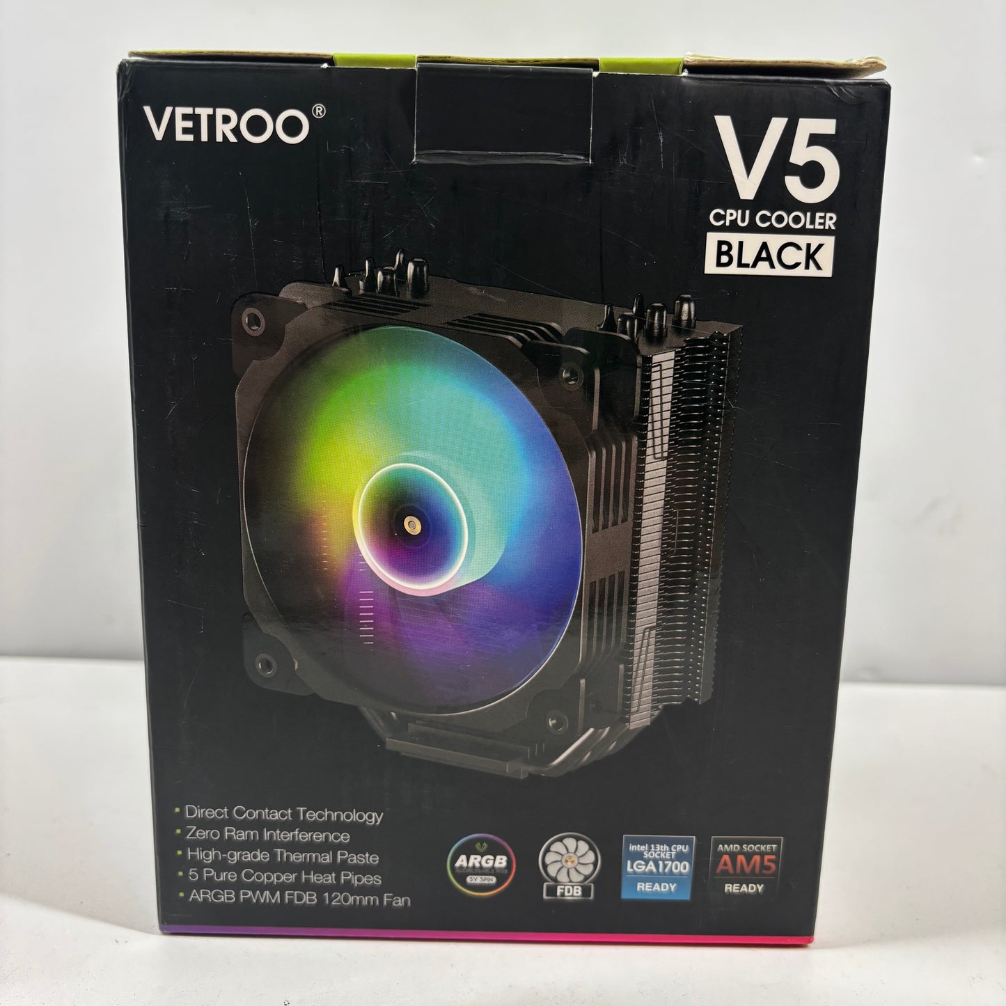Vetroo V5 CPU Cooler ARGB 5V 3 PIN
