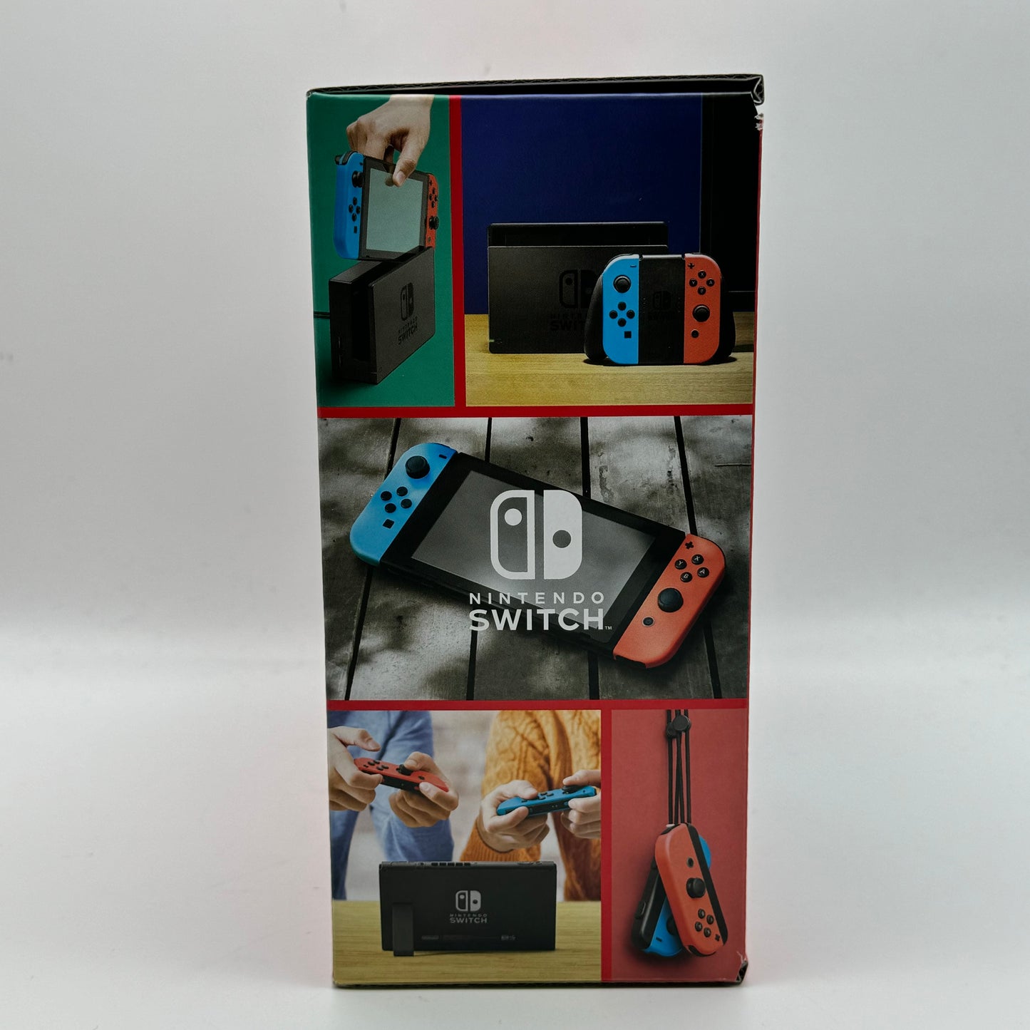 New Nintendo Switch v2 Video Game Console HAC-001(-01) Red/Blue