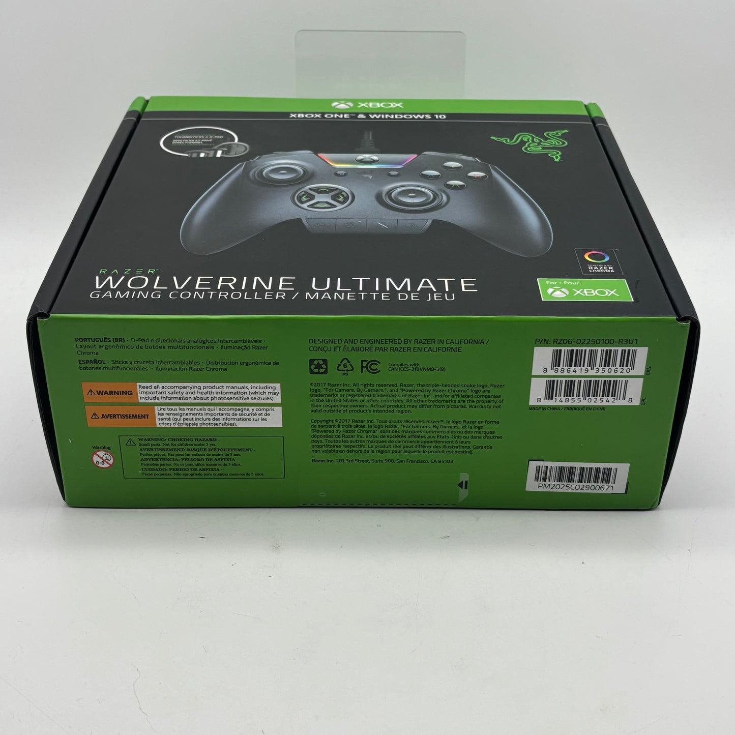 New Microsoft Razer Wolverine Ultimate Controller Black RZ06-02250100-R3U1