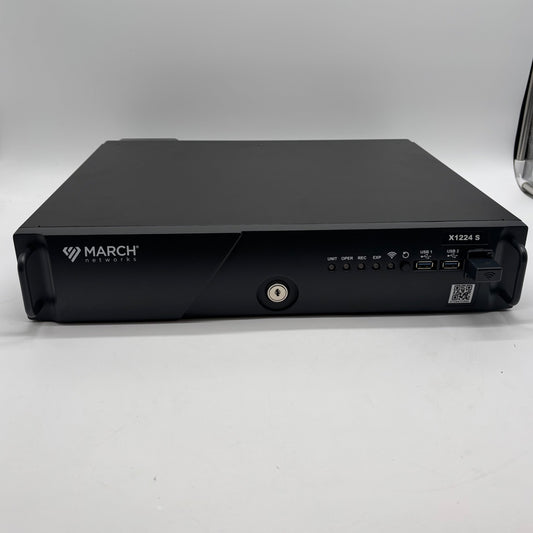 March Networks X1224S X-Series Hybrid Recorders 37376-101R6.0 24 IP 12 Analog