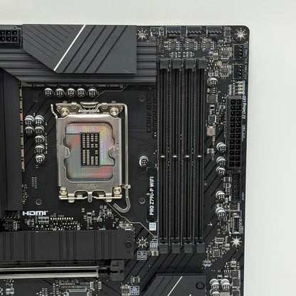 MSi Pro Z790-P WIFI LGA 1700 ATX Intel DDR5 Motherboard