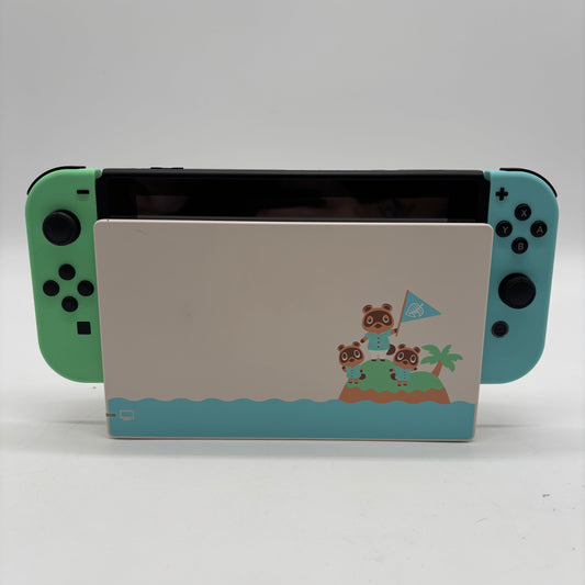 Nintendo Switch v2 Video Game Console HAC-001(-01)  Animal Crossing Edition