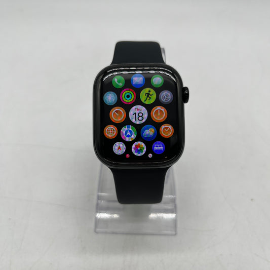 GPS Only Apple Watch Series 11 46MM Black Aluminum Black Sport Band MEUX4LW/A