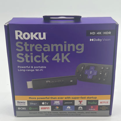 New Roku Streaming Stick 4k Long-Range Wi-Fi 3820R2