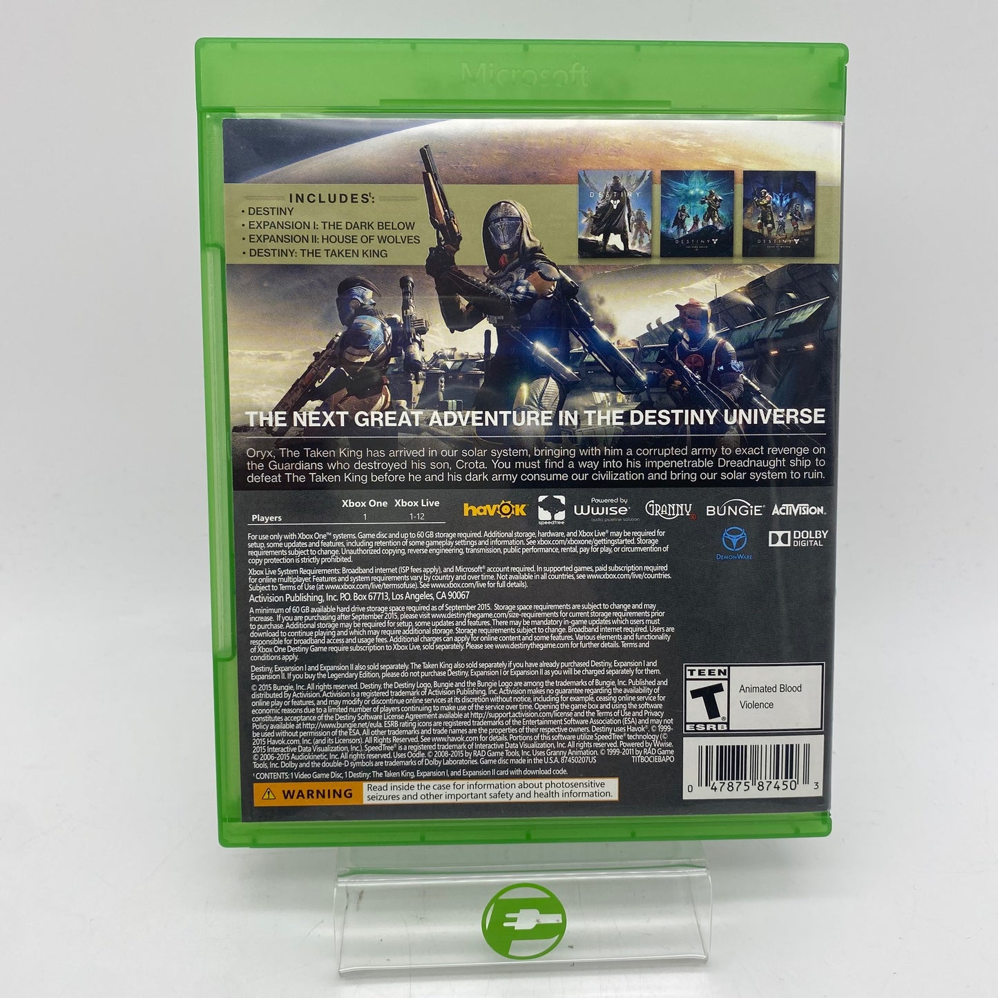 Destiny: The Taken King Legendary Edition (Microsoft Xbox One, 2015)