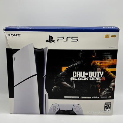 Sony PlayStation 5 Slim Disc Edition PS5 1TB White Console CFI-2015