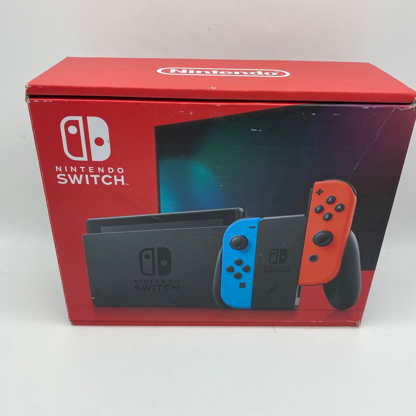 Nintendo Switch v2 Video Game Console HAC-001(-01)  Red/Blue