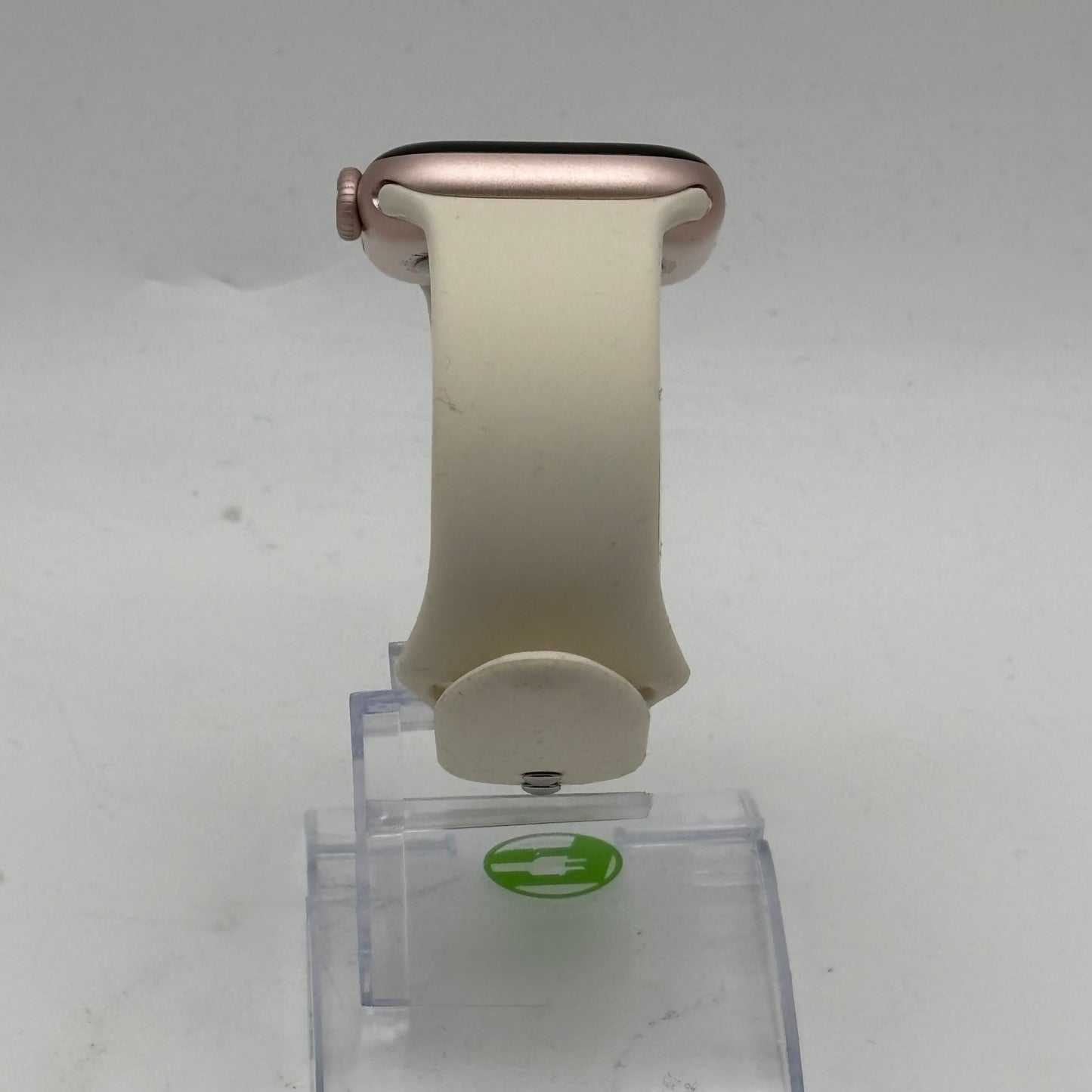 GPS Only Apple Watch Series 10 42MM Gold Aluminum White Sport Band MWWY3LW/A