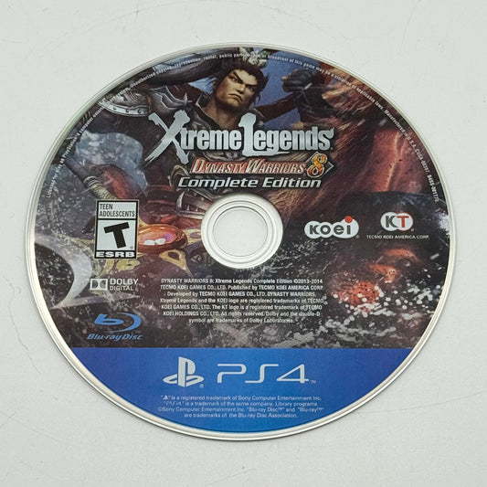 Dynasty Warriors 8: Xtreme Legends Complete  (Sony PlayStation 4 PS4, 2014) Disc