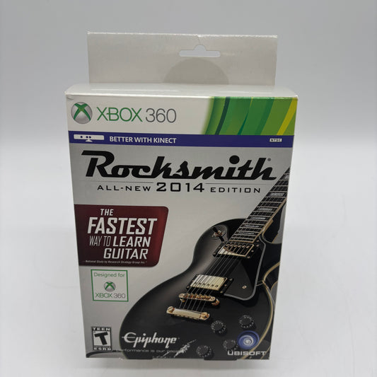 Rocksmith 2014 (Microsoft Xbox 360, 2013) w/ Cable