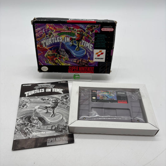 Teenage Mutant Ninja Turtles IV Turtles in Time (Super Nintendo SNES, 1992)