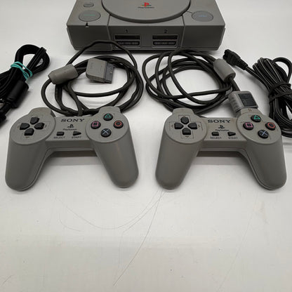 Sony PlayStation 1 PS1 Gray Console Gaming System SCPH-1001