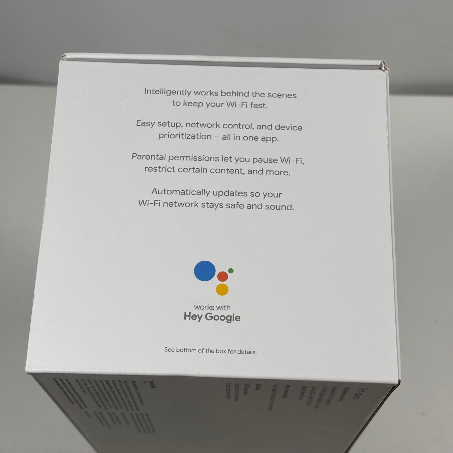 Google Nest WiFi Dual Band GA0234-US Dual Gigabit Ethernet Router